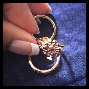 Lovely Multicolor flower stacking rings!